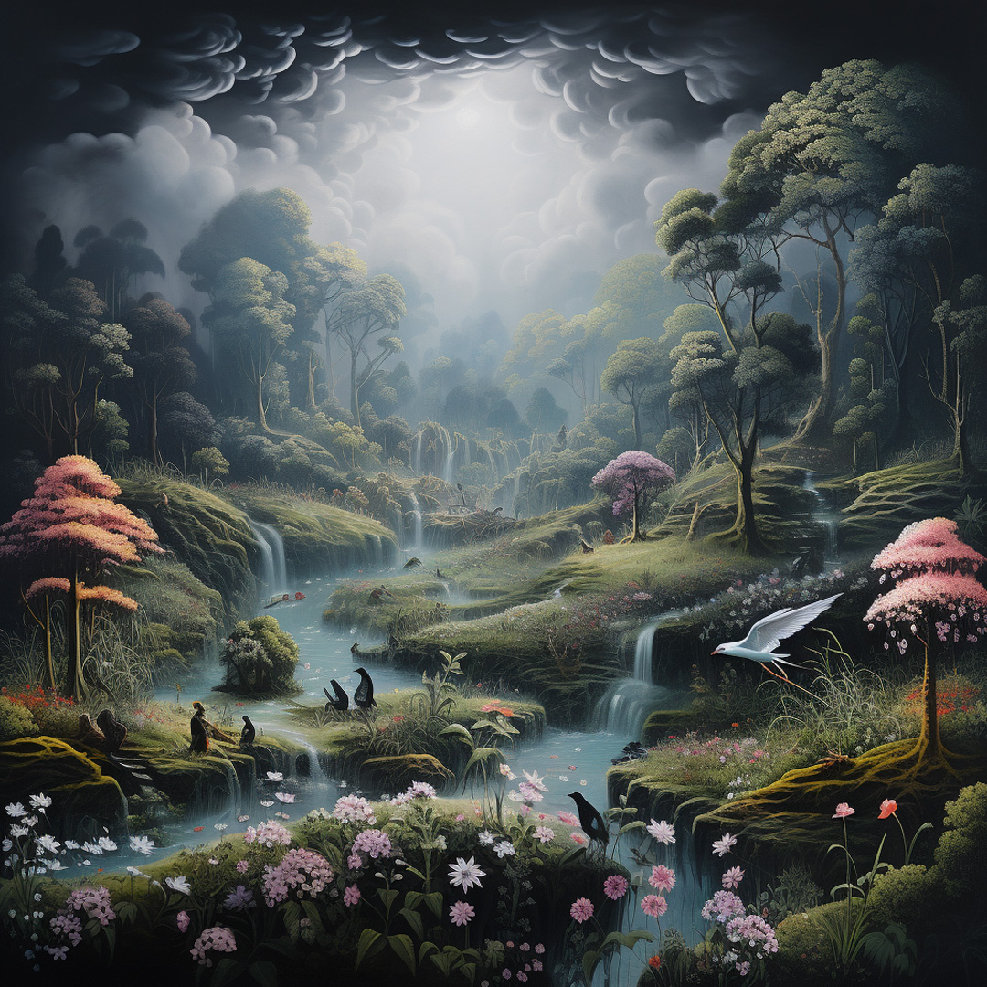 Dream World, Fairy Tale Land Illustration