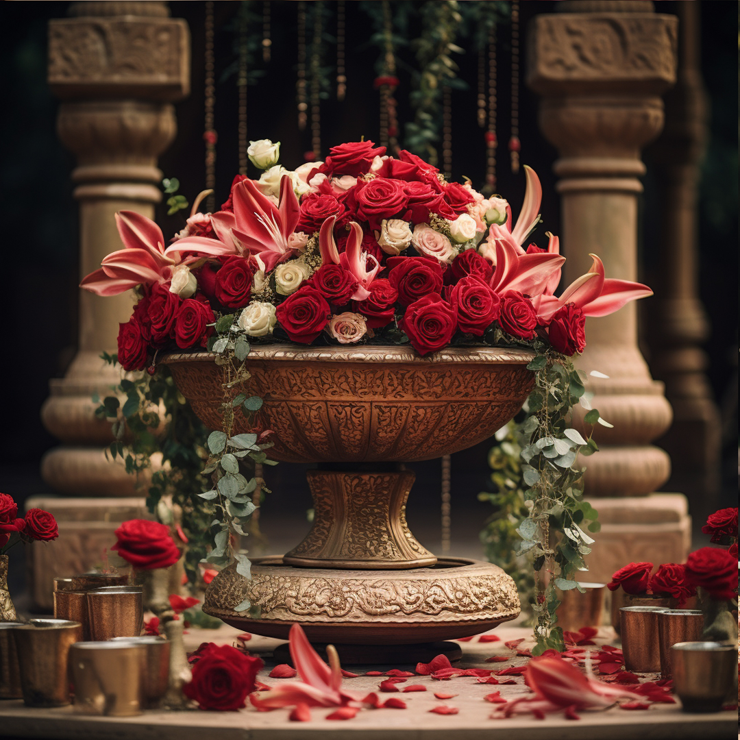 Royal floral decoration